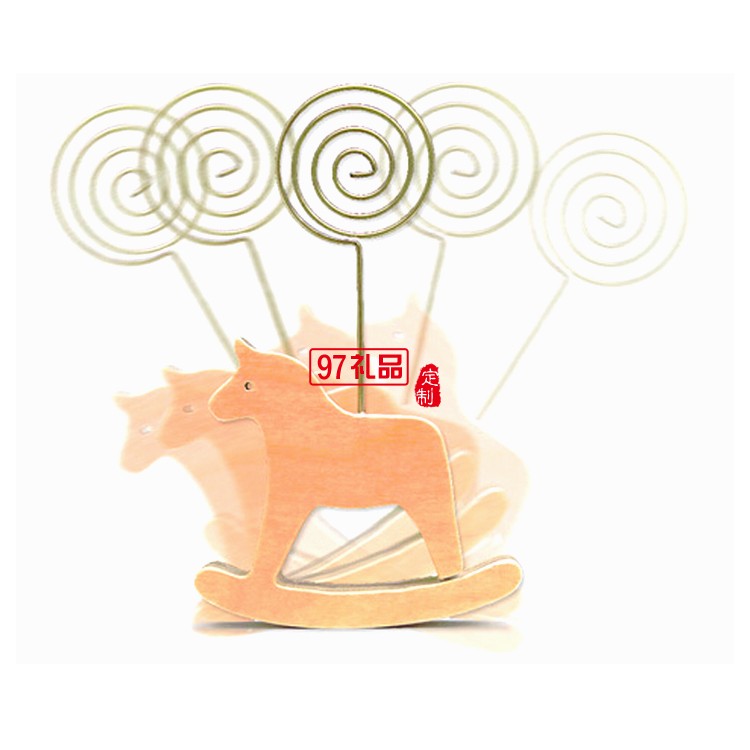 木質(zhì)動(dòng)物留言夾