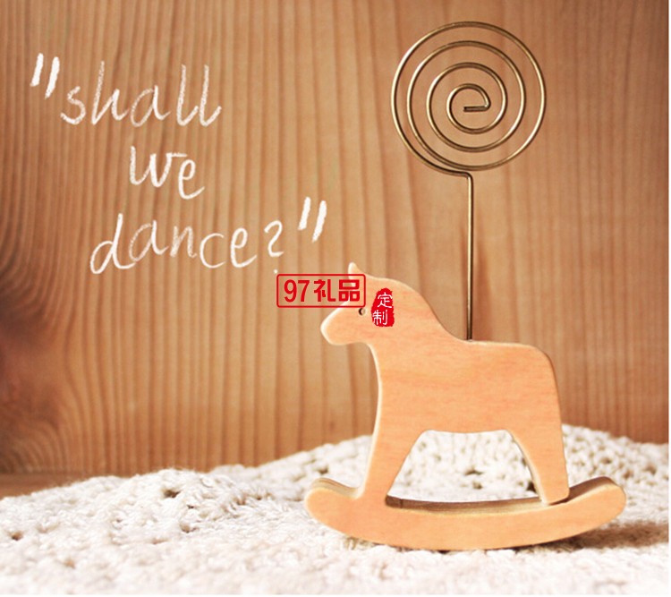 木質(zhì)動(dòng)物留言夾