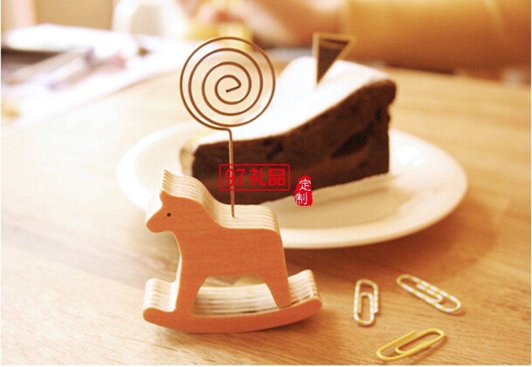 木質(zhì)動(dòng)物留言夾