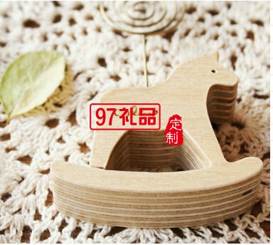 木質(zhì)動(dòng)物留言夾