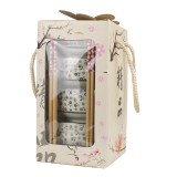 陶瓷豎款4碗筷套裝商務(wù)活動(dòng)禮品logo定制結(jié)婚回禮公司活動(dòng)禮品