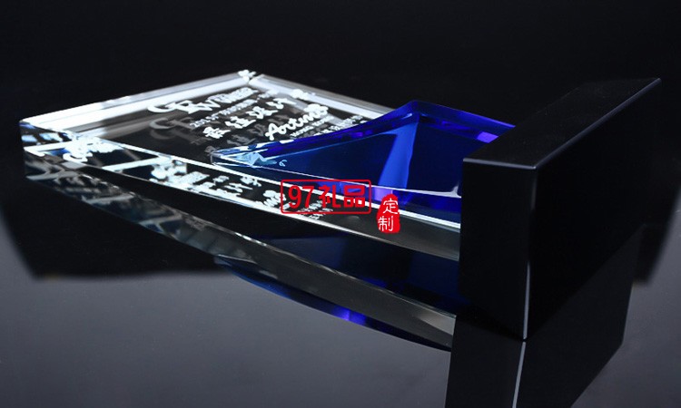 水晶獎杯員工禮品桌面擺件創(chuàng)意