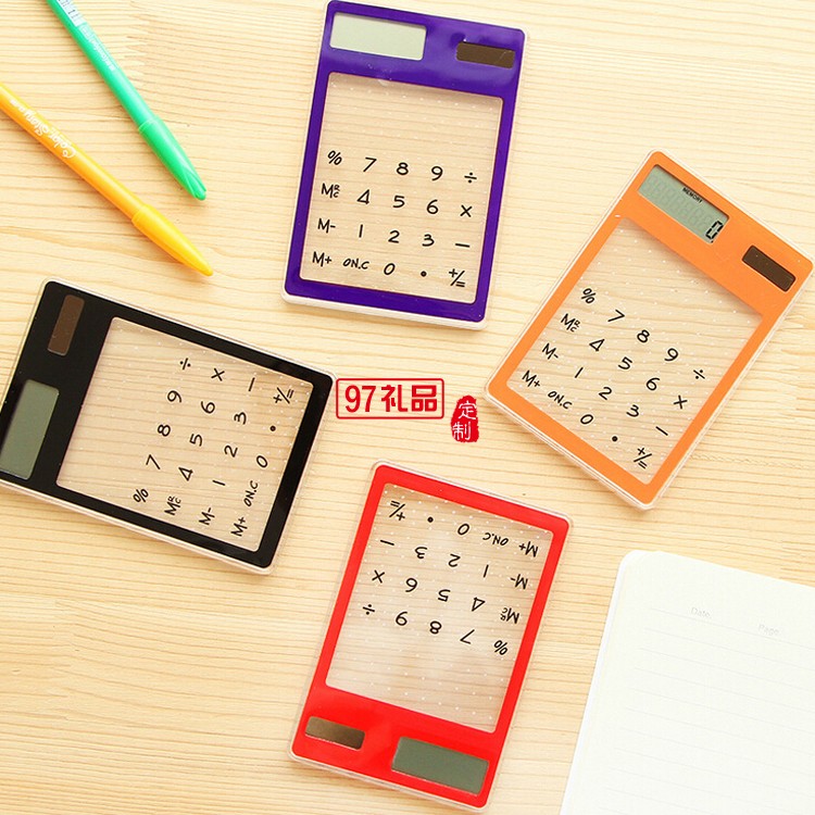 中國(guó)電信定制  透明計(jì)算器定制公司廣告禮品