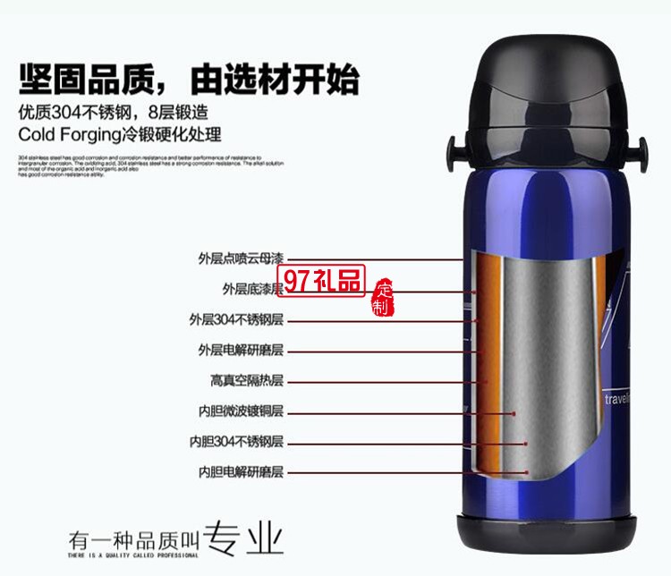 聯(lián)想定制  不銹鋼運(yùn)動水壺