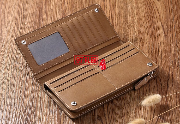OTIS奧的斯定制長(zhǎng)款真皮錢(qián)包 商務(wù)手拿包