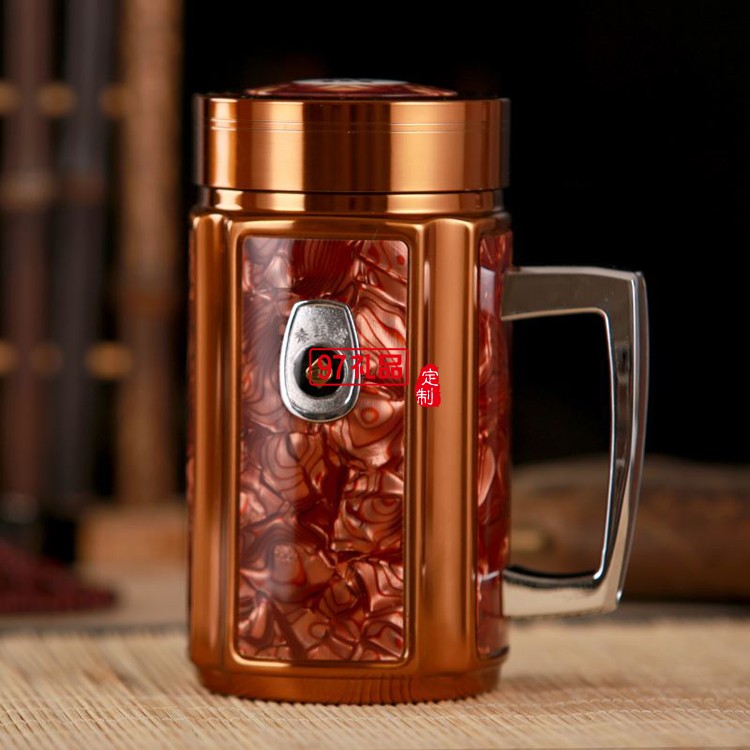 手柄杯骨瓷內膽保溫杯養(yǎng)生杯