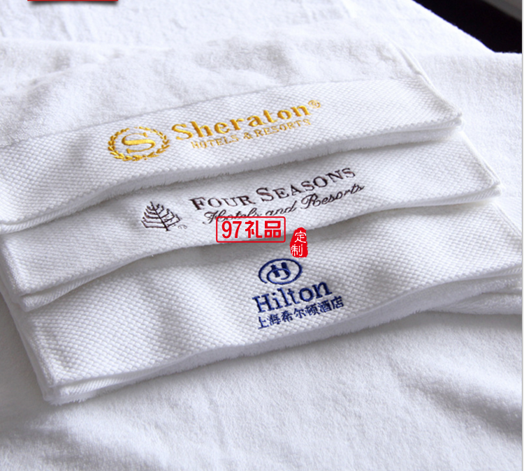 定制logo個(gè)性繡字廣告毛巾洗臉巾活動小禮品