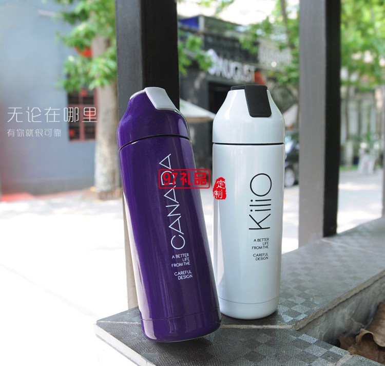 時尚真空車載保溫水杯 訂做企事業(yè)單位LOGO