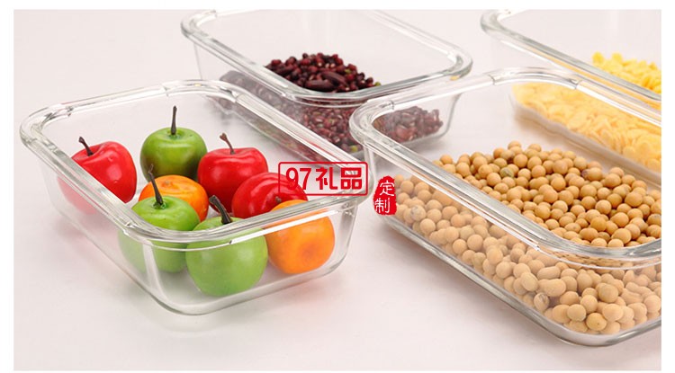 廚房帶蓋密封便當盒_微波爐/冰箱保鮮盒_可定制LOGO