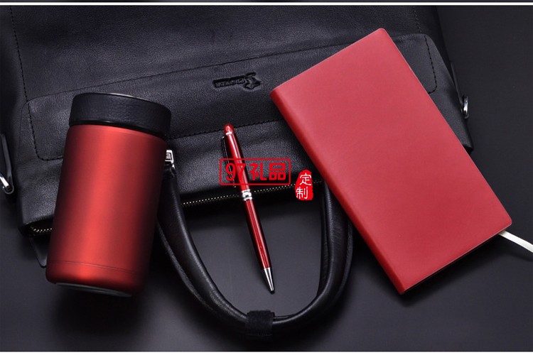 高檔商務(wù)保溫杯、筆、筆記本套裝