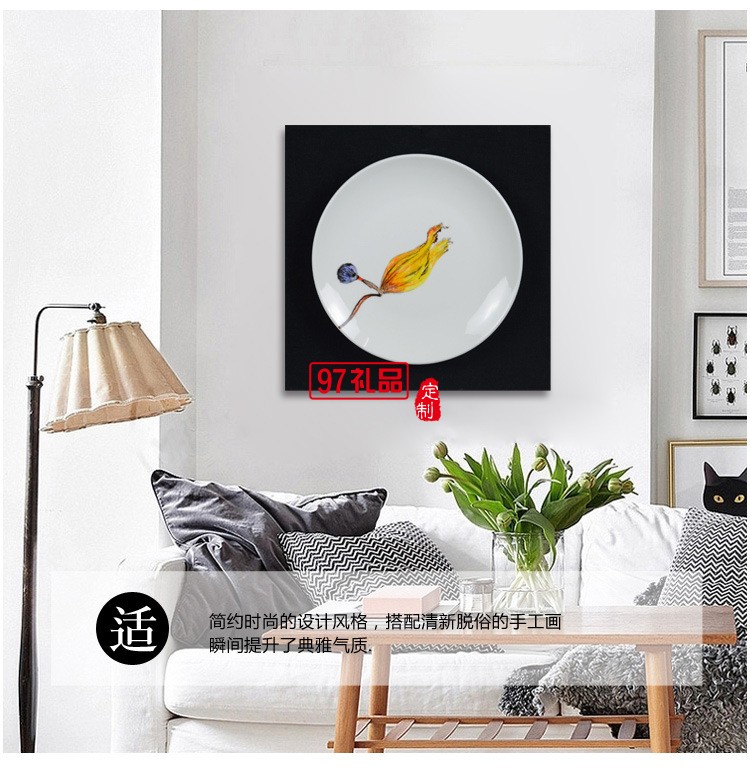 定制新中式實(shí)物立體畫(huà)手繪油畫(huà)