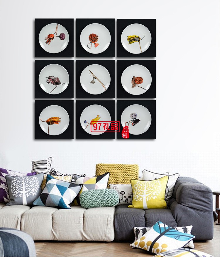 定制新中式實(shí)物立體畫(huà)手繪油畫(huà)