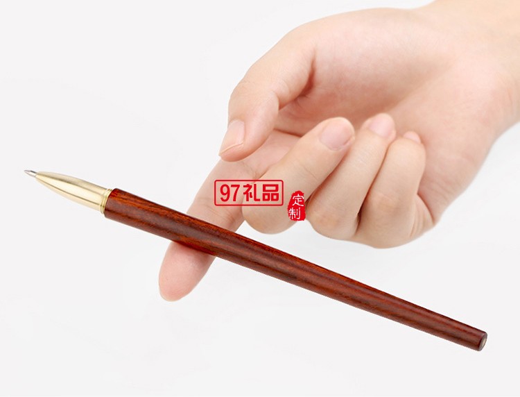 紅木簽字筆禮盒中國風木質禮物廠家批發(fā)創(chuàng)意禮品定制中性筆