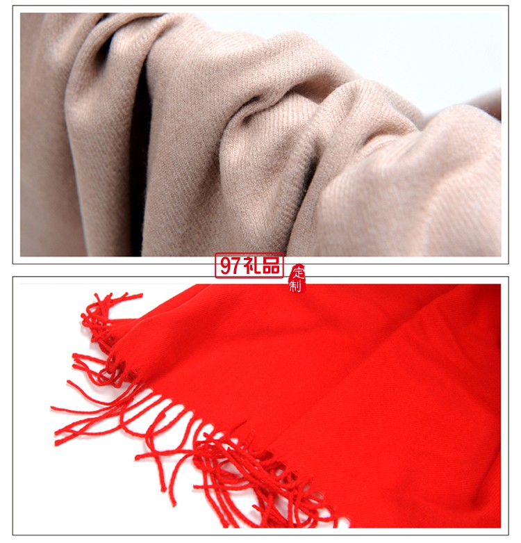 素色木代爾圍巾披肩年會(huì)禮品