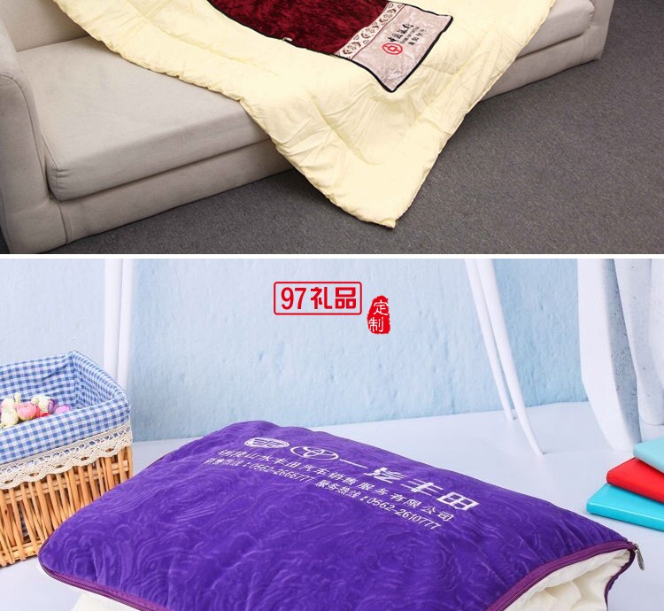 汽車禮品定制抱枕，抱枕被案例