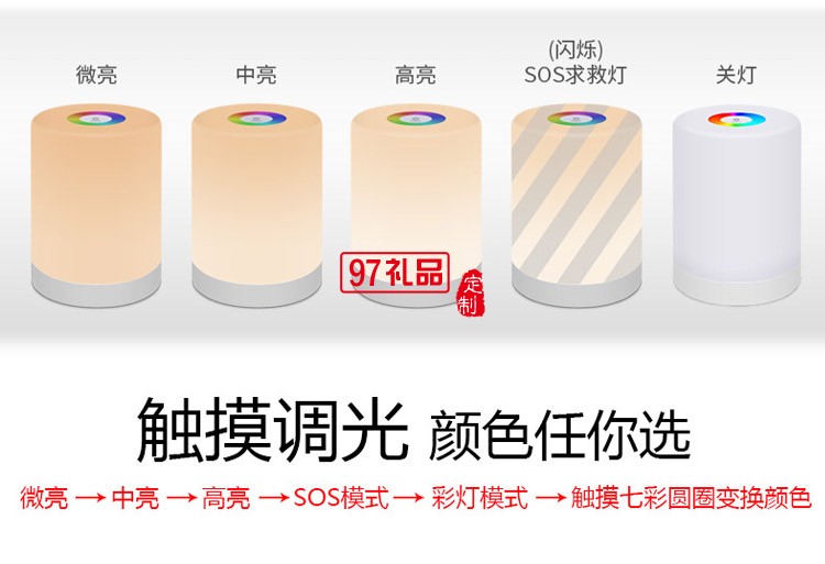 北京大學定制創(chuàng)意七彩小夜燈