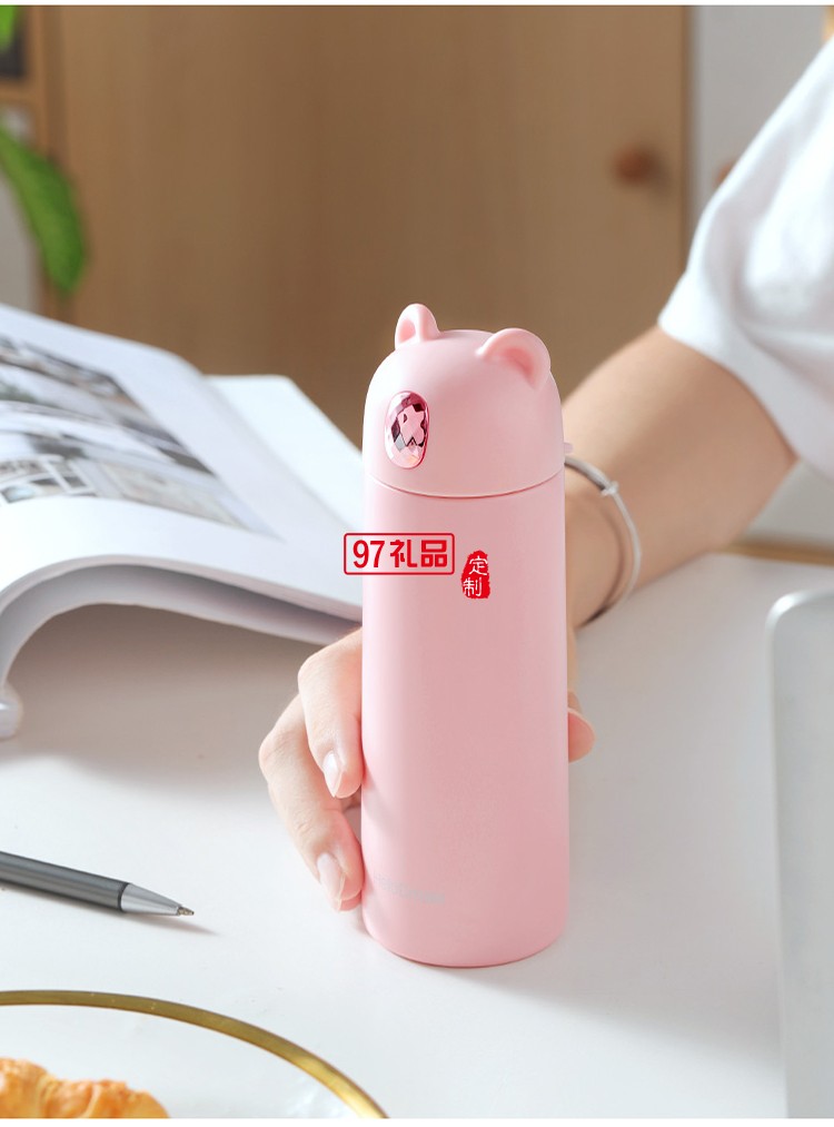 東南汽車定制簡(jiǎn)約可愛(ài)便攜保溫杯 304不銹鋼保溫杯 可定制logo