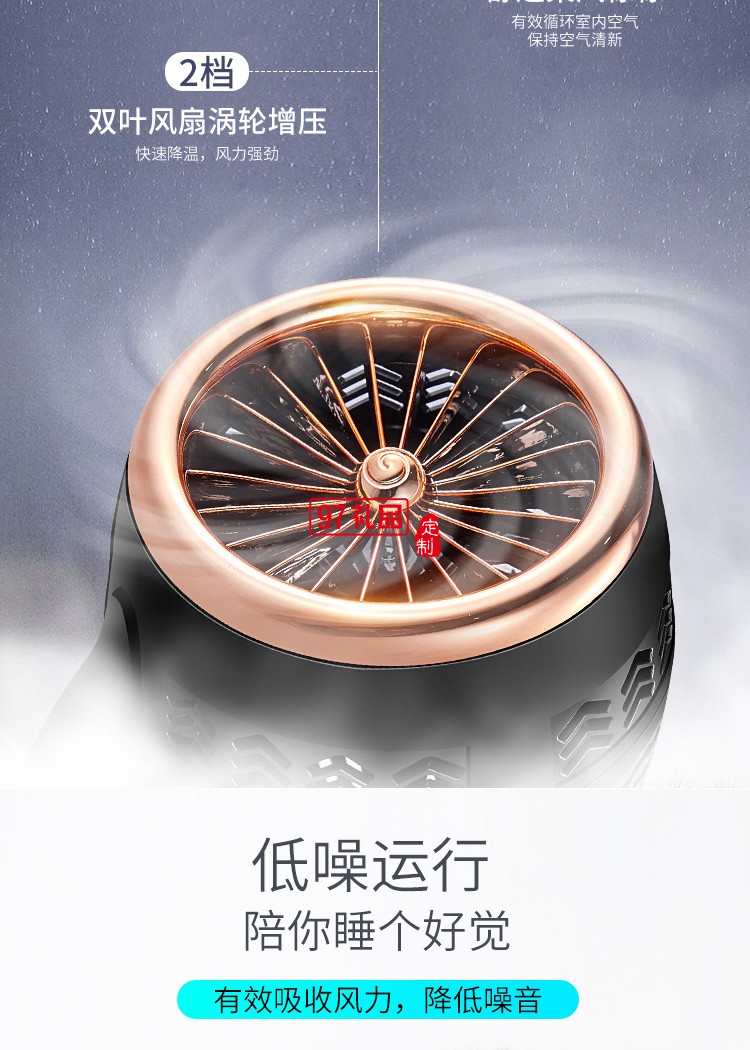 usb風(fēng)扇創(chuàng)意迷你風(fēng)扇爆款抖音同款雙葉風(fēng)扇冷風(fēng)機(jī)公司廣告禮品定制