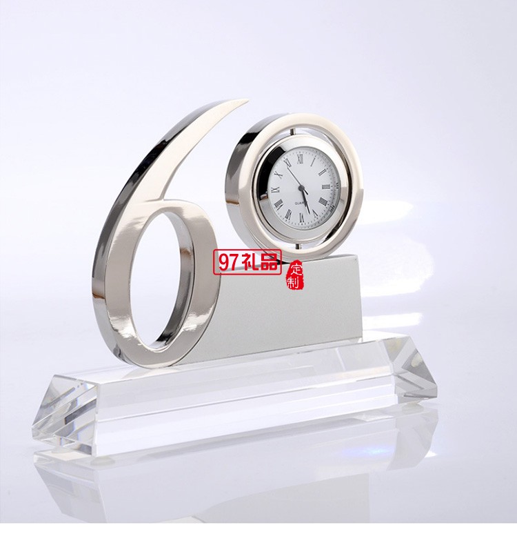 定制紀(jì)念品擺件60周年周年慶禮品金屬辦公禮品擺件 