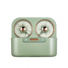 雙扇葉雙噴霧風(fēng)扇usb桌面空調(diào)扇