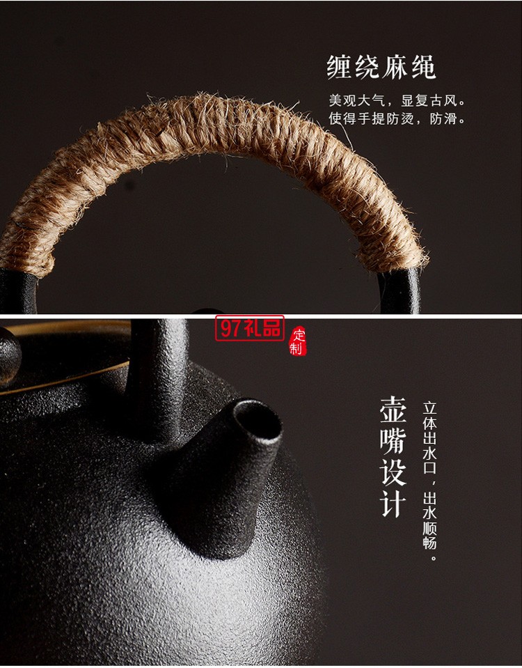 新款茶具商務(wù)禮品羊脂玉茶具套裝商務(wù)套裝禮品饋贈(zèng)logo定制