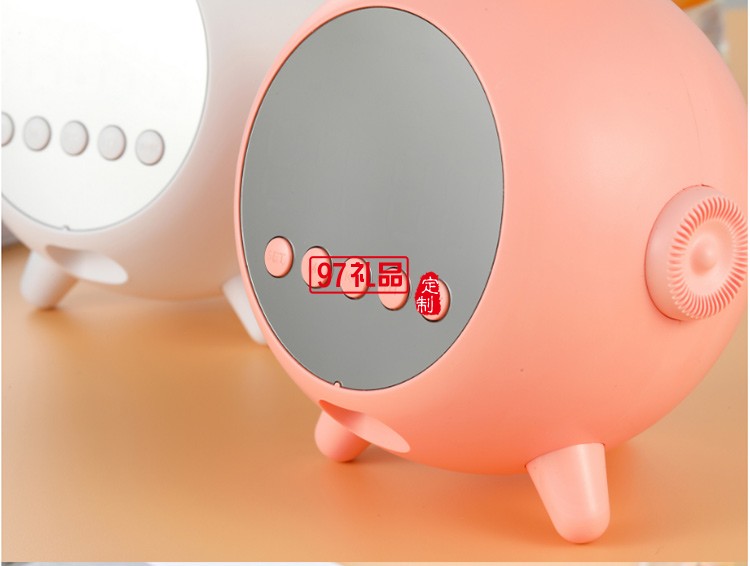 卡通時鐘藍(lán)牙音箱迷你便攜式 可定制LOGO活動小禮品