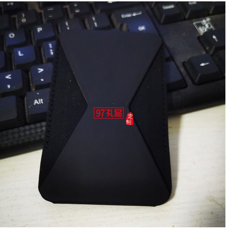 高檔多功能便攜式懶人粘貼折疊支架自帶卡夾活動(dòng)小禮品定制