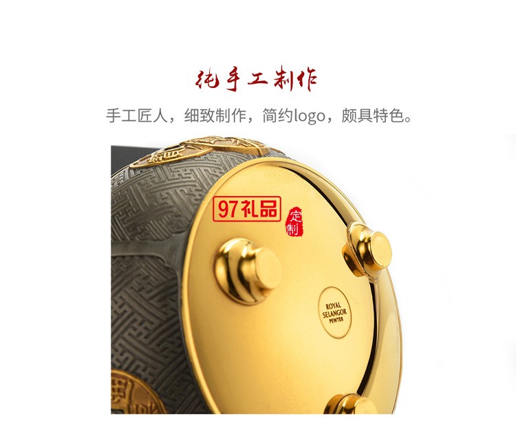 24K鍍金富貴碗商場(chǎng)同款 富貴碗擺件 家居喬遷開業(yè)工藝禮品 擺設(shè)裝飾