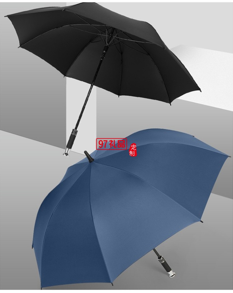 廣告?zhèn)汩L柄傘定做雨傘印字直柄車標(biāo)黑膠加大高爾夫傘定制logo廠家