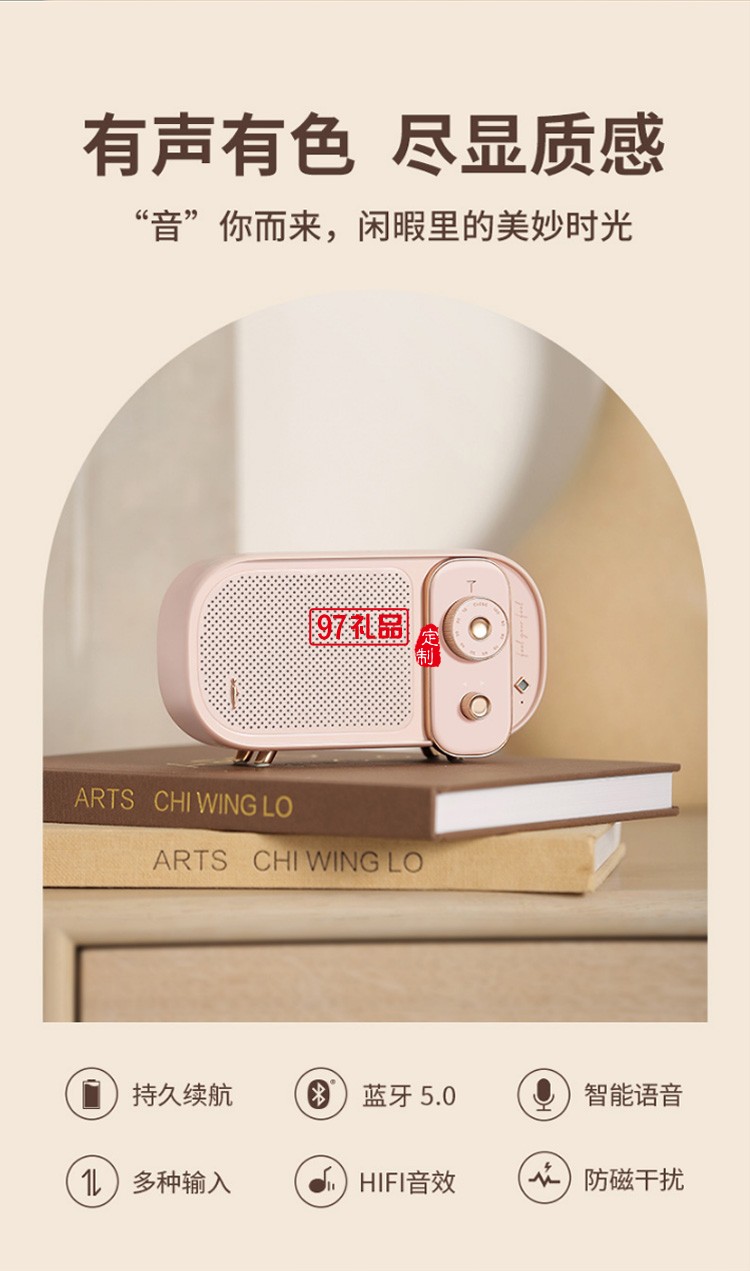 無線藍(lán)牙音箱迷你便攜式低音炮創(chuàng)意音響usb戶外復(fù)古藍(lán)牙音響