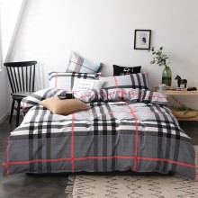 雅鹿 聚酯纖維套件活性長(zhǎng)絨棉四件套 四季通用床單