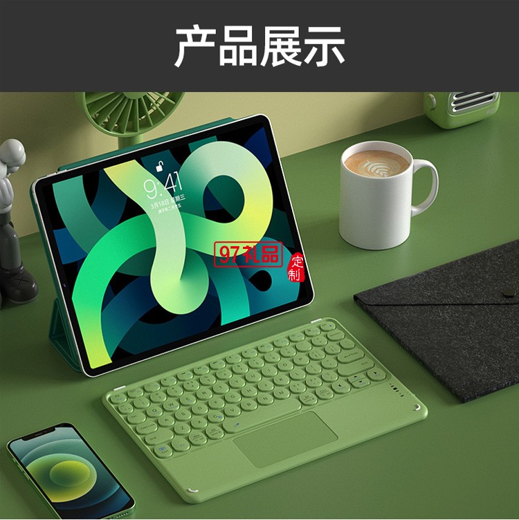 背光觸控板 無(wú)線(xiàn)藍(lán)牙鍵盤(pán)靜音迷你便攜