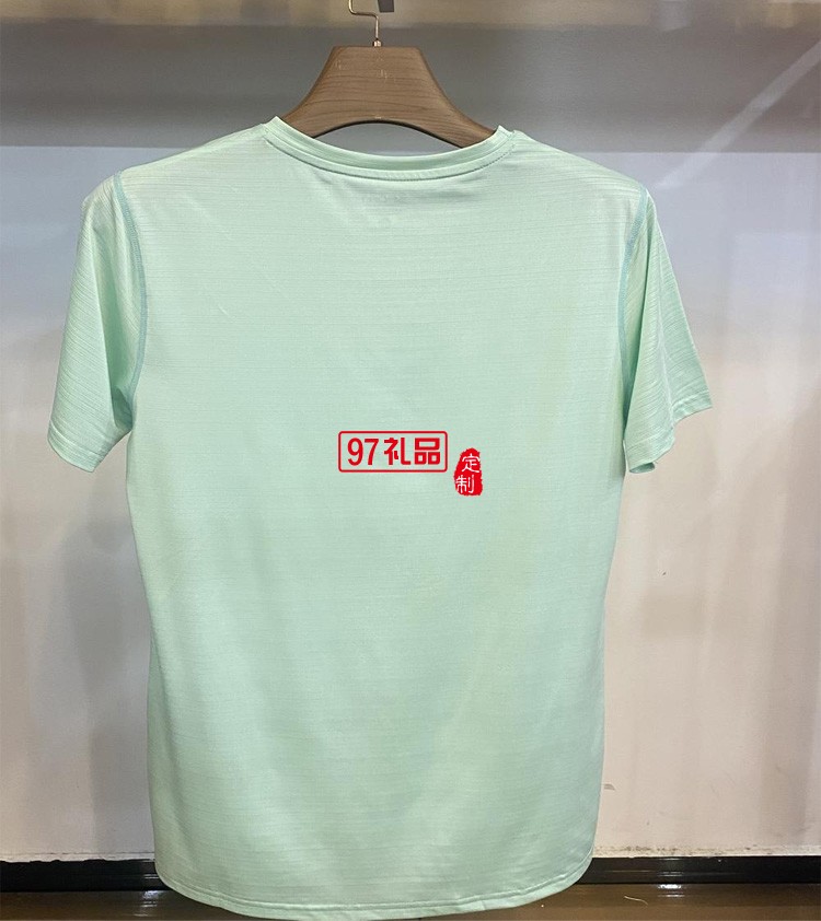 定制廣告衫新款200g冰絲速干圓領(lǐng)運(yùn)動團(tuán)隊(duì)服飾可定制