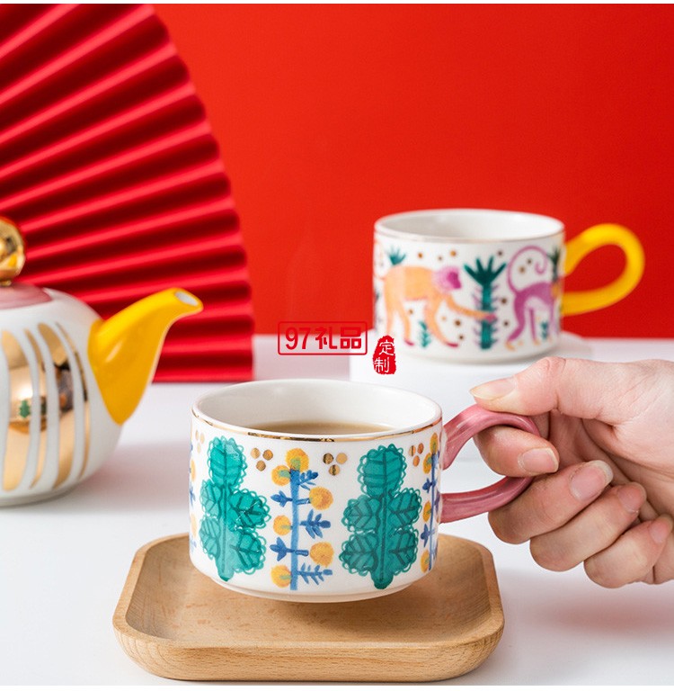 宮廷風下午茶餐具套裝子母泡茶壺陶瓷北歐風格英式小號創(chuàng)意個性