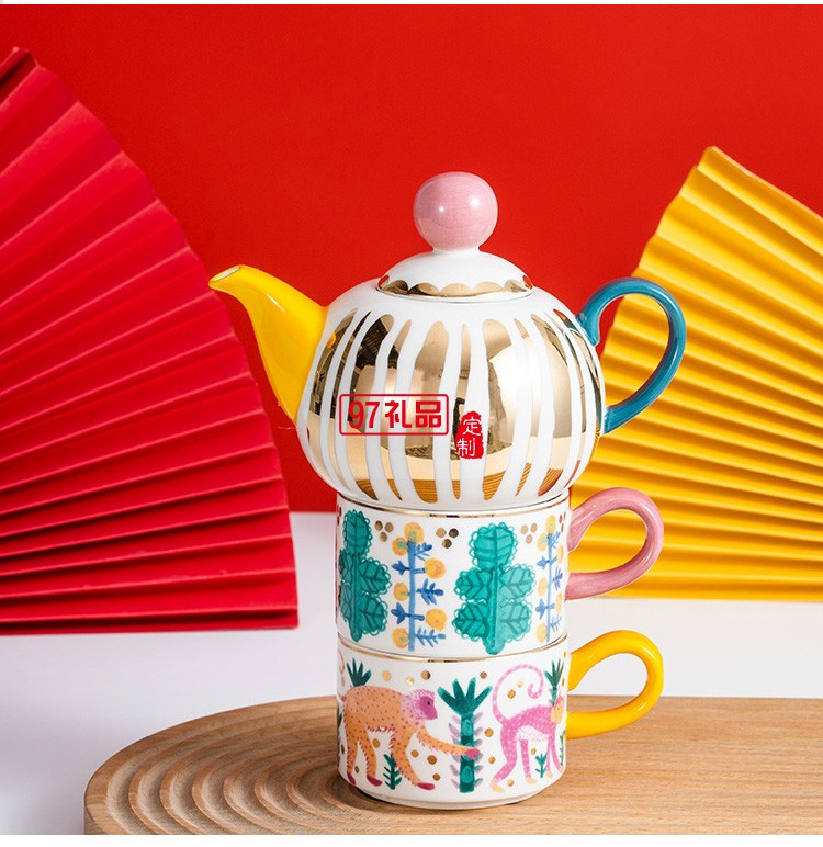 宮廷風下午茶餐具套裝子母泡茶壺陶瓷北歐風格英式小號創(chuàng)意個性