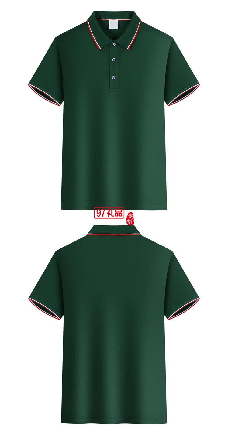 定制廣告衫polo衫200g蘭精棉翻領(lǐng)工作服團建服飾