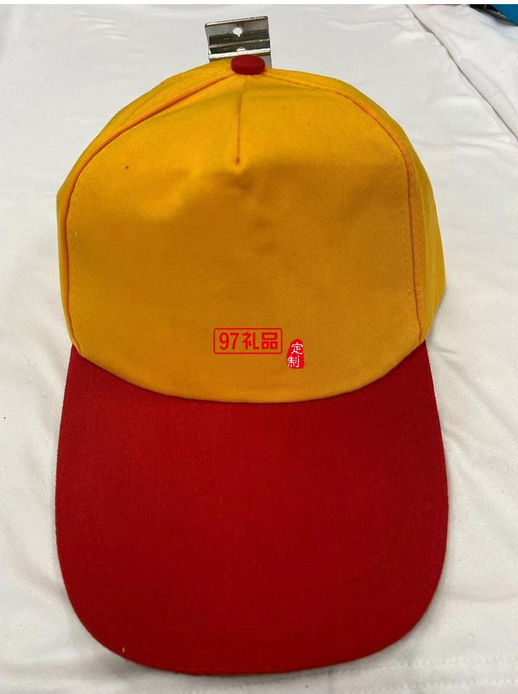 定制廣告帽 春游團隊帽子旅游太陽帽鴨舌帽配色三明治帽子