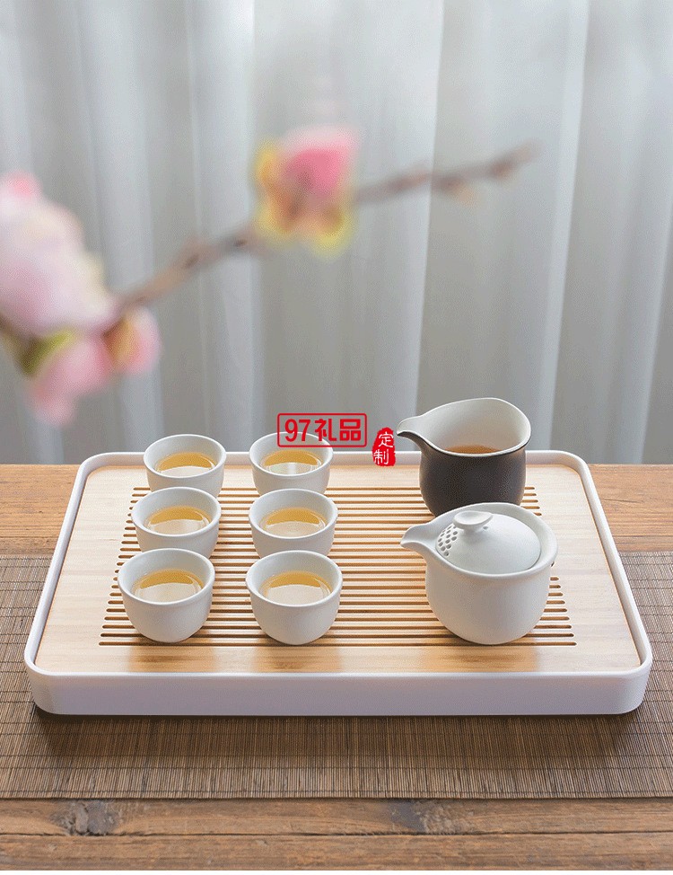 小茶盤(pán)竹制托盤(pán)儲(chǔ)水式長(zhǎng)方形實(shí)木重竹日式簡(jiǎn)約干泡臺(tái)竹子茶臺(tái)