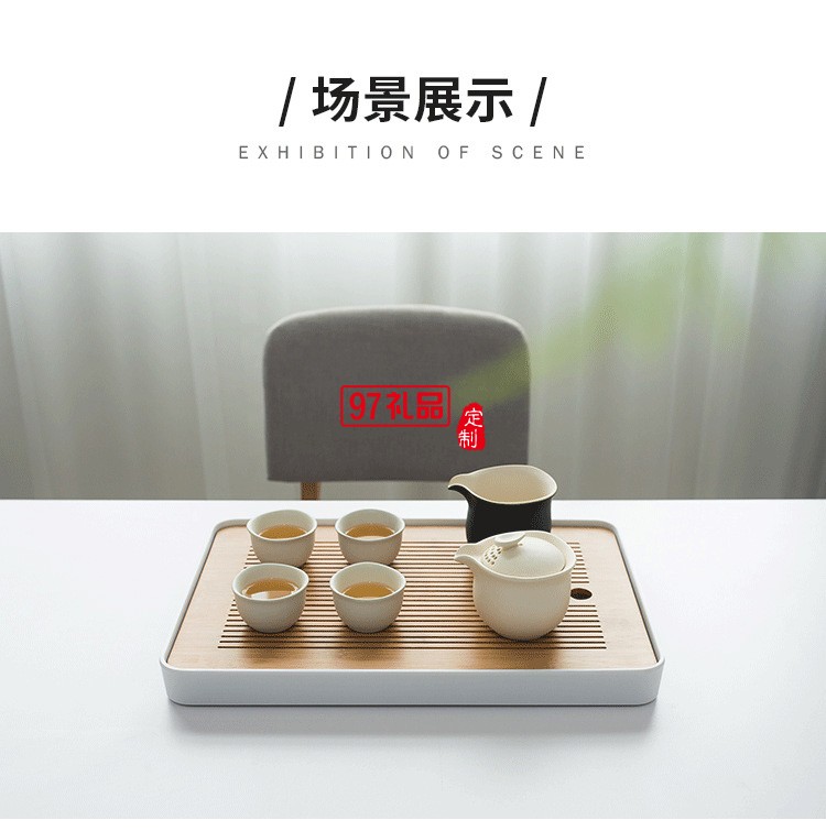 小茶盤(pán)竹制托盤(pán)儲(chǔ)水式長(zhǎng)方形實(shí)木重竹日式簡(jiǎn)約干泡臺(tái)竹子茶臺(tái)
