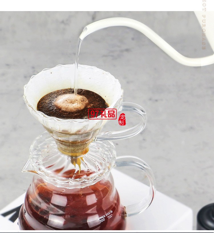 咖啡手沖壺 不銹鋼木柄細口長嘴壺垂直流水掛耳咖啡壺600ml