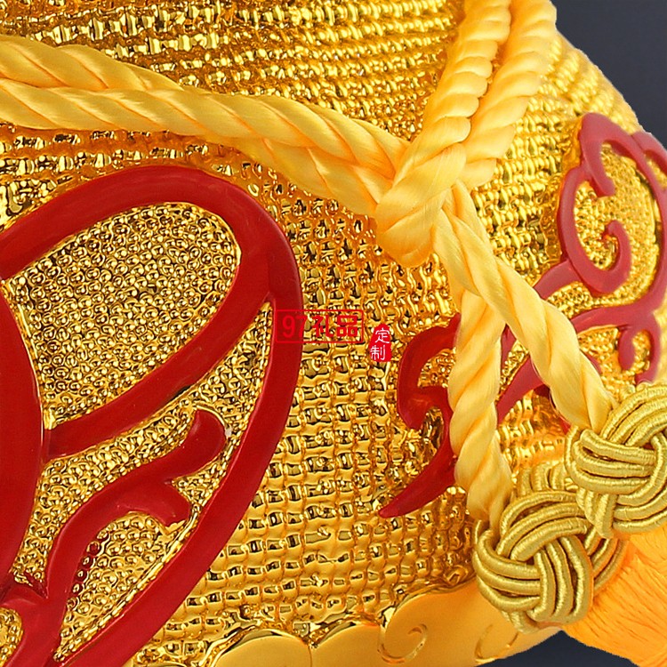 金錢袋擺件聚寶盆存錢罐家居擺設樹脂工藝品