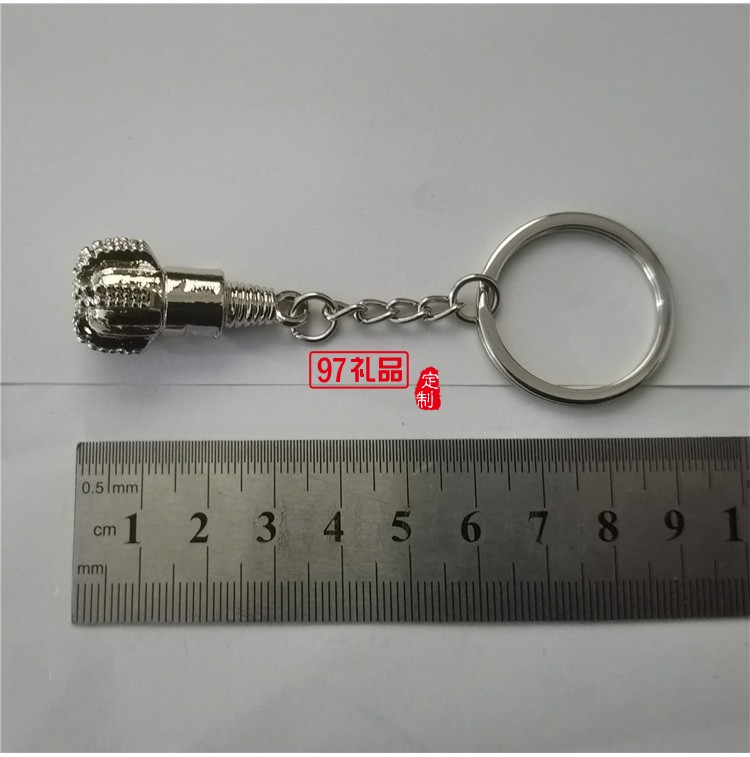 金屬鉆頭鑰匙鏈【金色銀色可選、鉆頭造形、可激光LOOG、掛件 】