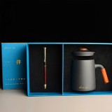 紫砂杯、紅木簽字筆商務(wù)套裝