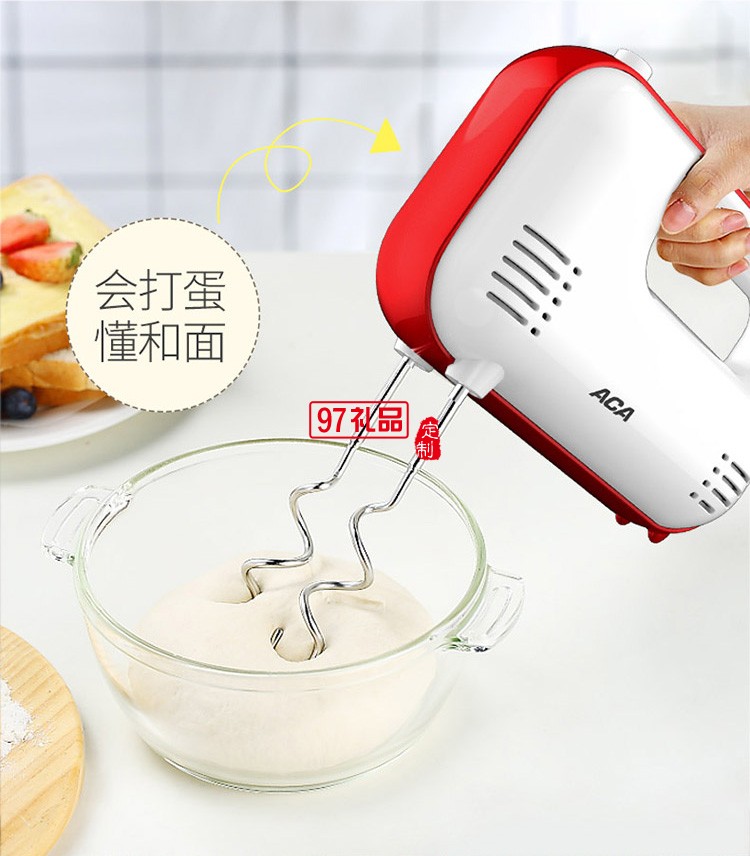 打蛋器電動迷你小型蛋糕機自動奶油打發(fā)攪拌棒烘焙工具定制公司廣告禮品