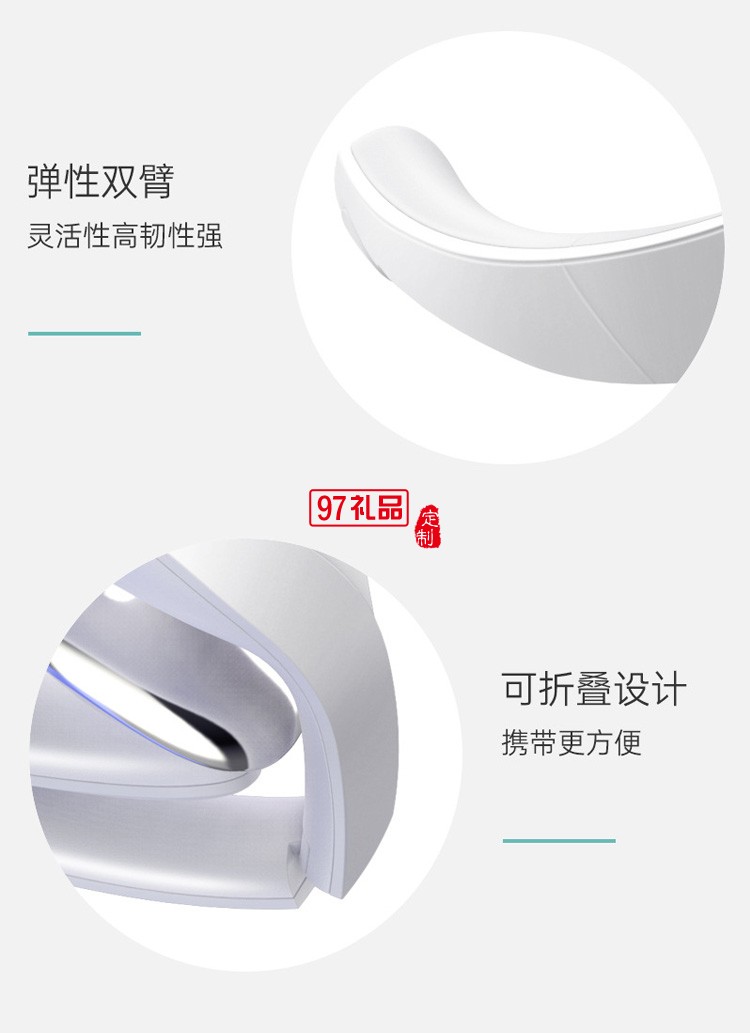 頸椎按摩器加熱脈沖肩頸舒緩智能迷你折疊護(hù)頸儀定制公司廣告禮品
