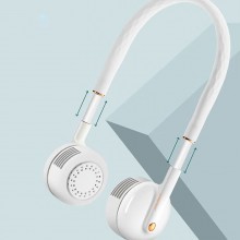 沃品FA15小風扇大風力掛脖風扇伸縮彎曲小扇戶外定制公司廣告禮品