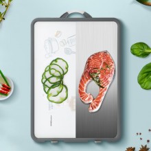 榮事達抗菌雙面不銹鋼砧板RKJ-CB02F食品級定制公司廣告禮品