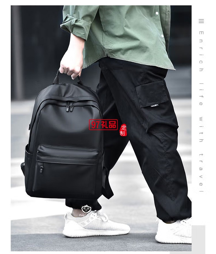 輕潮時尚雙肩包MKZ-B005定制公司廣告禮品