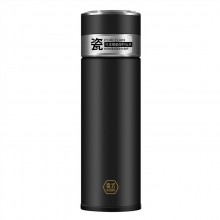 不銹鋼陶瓷內(nèi)膽保溫杯 茶水分離KS20-WT025定制公司廣告禮品