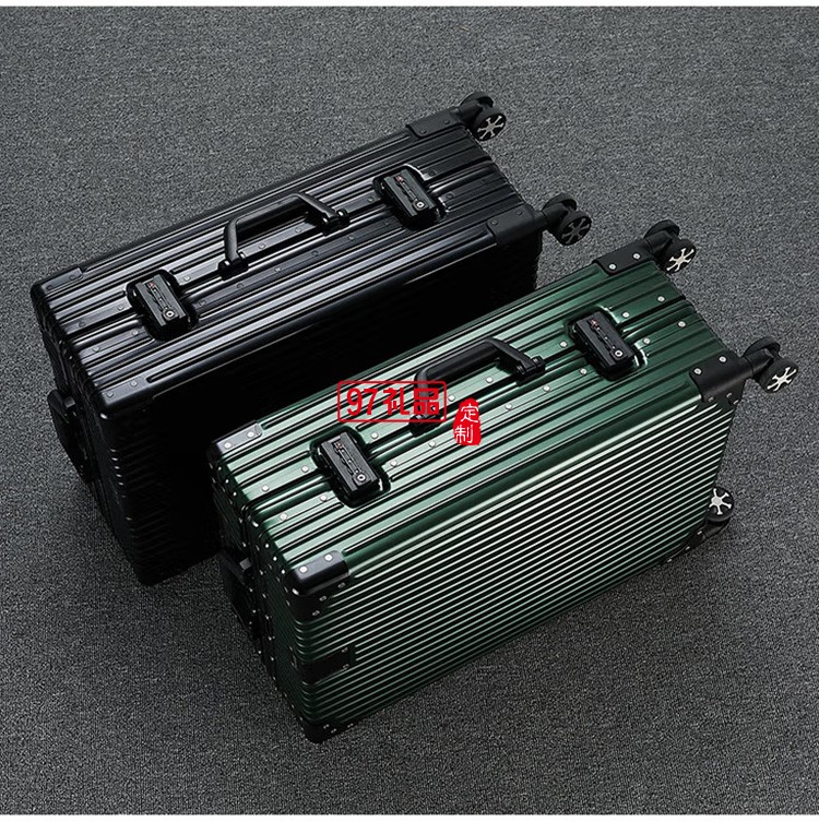 泰夢鋁鎂合金拉桿箱20英寸鋁框登機(jī)箱TM-1805定制公司廣告禮品